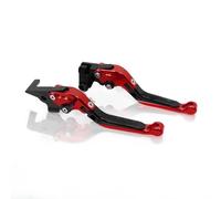 LFSKIUDS Motorcycle Accessories for Triumph Trident 660 2021 2022 2023 Adjustable Folding Extendable Brake Clutch Levers(Red)