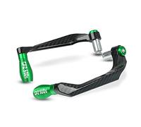 LFSKIUDS Universal Motorcycle Lever Guard Handlebar Grips Brake Clutch Levers Protector with A 7/8" 22mm for K&awasaki GPZ 500S GPZ500S Ninja 1990-2009(Green)