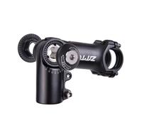LFSPHQEC Adjustable Bike Stem Riser 0-180 Degree 31.8mm 90/110mm Negative Angle Adjustable Mountain Bike Raised Stem(31.8 x 110 mm)