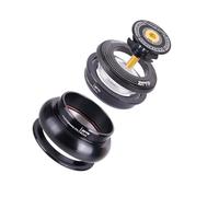 LFSPHQEC Bike Headset 42/44/52/55/56ST Bicycle Headset Straight Tapered Tube Double Sealed Bearings Headset for Mountain Bike(4444T Black tapered tube)