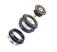 LFSPHQEC Bike Headset 42/44/52/55/56ST Bicycle Headset Straight Tapered Tube Double Sealed Bearings Headset for Mountain Bike(4444S Black straight tube)