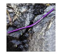 LFSPHQEC Mountain Bike Handlebars 31.8mm 25mm Rise Aluminum Alloy Handlebar 720/780mm Extra Long Bicycle Riser HandleBars(31.8mm-25mm Rise 780 Purple White)