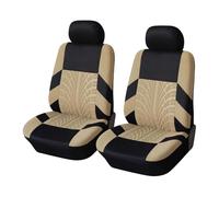 LFSYYD Car Seat Covers for Mazda tous les modèles Mazda 3 5 6 Cx-7 Mx-5 Cx-5,2 Seats Car Seat Cushion Protector Full Surround Front Seat Comfortable Scratch Resistant Accessories,D/Beige