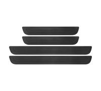 LFUPING 4 Pcs Car Door Sill Protector for BMW M3 1995-2013 2015-2018 2021-2025, Car Sill Protectors Strips Rubber Front/Rear Door Sill Scuff Plate Guard,Bla-ck-60 * 6cm/40 * 6cm
