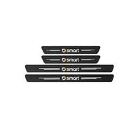 LFUPING 4 Pieces Car Door Sill Protector Stickers for Smart Forfour 453 2015-2019, Carbon Fiber Car Kick Plates Sill Guard Auto Threshold Decoration