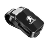 LFUPING Sunglasses Holders Car for Peugeot RCZ 2010-2013 2013-2015, Sun Glasses Box Eyeglasses Case Car Sun Visor Glasses Holder Organizer Sunglasses Clip,Black