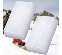 LFUTARI 2 x Ski and Snowboard Wax, 0.45 lb/180 g, Universal Wax for Ski Racing, Protects Skiing and Snowboarding