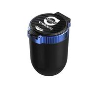 LFWCZS Car Ashtray for Volvo V40,Metal Cigarette Butt Bucket with Flip Lid Self Extinguishing Ash Tray Portable Travel Detachable Easy Clean for Cars Van Home Outdoor Camping Car Parts,Blue