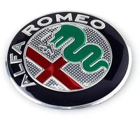 Car Emblem Badge Decal Logo for Alfa Romeo Giulietta,Metal Emblem Sign Front/Hood/Trunk Badge Front Grill Car Stickers Decals Scratch Prevention Car Logo Car Styling Accessories,B-74mm