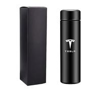 LFWCZS Car Water Bottle for Tesla Model X,Vacuum Insulated Bottle Stainless Steel Cold Flask Drinking Mug Leakproof Reusable Hot/Cold Water Flask Car Accessories