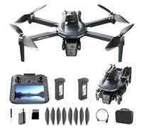 LFXLKVI XT606 GPS Drone 4K HD Camera Large Screen Remote Control Flight Time is Approximately 40 Minutes Brushless Motor 360° Obstacle Avoidance App Control Gift Toys for Kids Beginners Adults