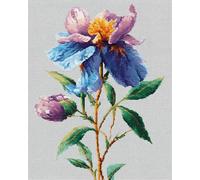LFYNIORS Stamped Cross Stitch Kits for Beginners Fantasy Iris 14Ct Pre Printed DIY Handmade Embroidery with Printed Pattern Needlework Sewing Craft for Home Decoration 60x80cm