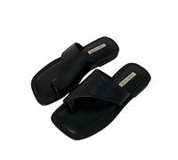 Lfzhjzc Bunion Corrector for Women Sandals, Soft Comfortable Big Toes Hallux Valgus Sandles, for The Treatment Big Toes Hallux Valgus (Color : Black, Size : 5.5 UK)
