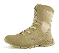 Lfzhjzc Men’s Tactical Boots, Work Boots for Men,Tactical Boot, Military Work Boots, Breathable, Lightweight, Anti-Collision, Wear-Resistant (Color : Sand, Size : 9 UK)