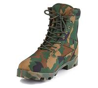 Lfzhjzc Outdoor Camouflage Combat Boots, Durable Comfortable Military Boots for Men, Premium Combat Boots Men,Work Boots (Color : Camo, Size : 45)