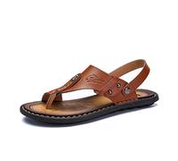 Lfzhjzc Sandals for Bunions, Men'S Comfortable Bunion Corrector Sandals, Big Toes Hallux Valgus Slippers, for Pain Relief Hallux Valgus Bunion Symptoms (Color : Brown, Size : 6.5 UK)