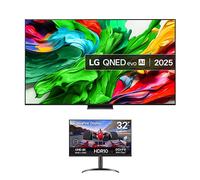 LG 100" QNED evo AI QNED86 AI MiniLED TV + 32" UltraFine Monitor Bundle