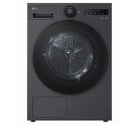 LG RHX7010TBB 10kg TurboDry AIDry Heat Condenser Tumble Dryer - BLACK STEEL