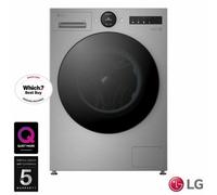 Lg 11Kg Washing Machine 1400Rpm Turbowash Steam Ai Direct Drive Smart Thinq Freestanding Silver F4X7011Tsb