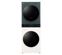 LG 12kg / 10kg DUAL Inverter Heat Pump™ WashTower , Green / Beige WT1210NBTN1