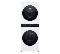 LG WT1210WWF Washer Dryer, 12kg/10kg, 1400 Spin, White, A Rated, Freestanding A