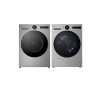 LG 13kg Washing Machine & 9kg Dryer, Silver