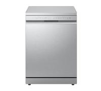 LG 14 Place Setting TrueSteam™ Full Size Freestanding Dishwasher, Silver DF273FVS