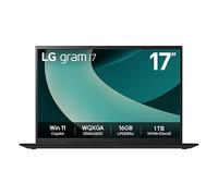 LG Gram 17Z90T-G.AA78A1 laptop Intel Core Ultra 7 255H Ultraportable 43.2 cm (17") 2.5K 16 GB LPDDR5x-SDRAM 1 TB SSD Wi-Fi 7 (802.11be) Windows 11 Home Black