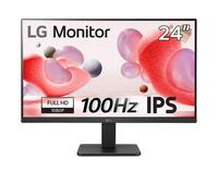 LG Electronics Monitor 24MR400-B, 24 Inch, Full HD 1080p, 100Hz, 5ms GtG, IPS Panel, AMD FreeSync, Smart Energy Saving, Anti-Glare, HDMI, Matte Black