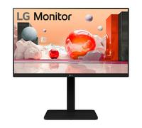 LG Monitor 24BA550 - FHD 1080p IPS 24 inch, 100Hz, 5ms, Office Display, Built-in Power and Speakers, USB Hub, D-Sub, HDMI, DisplayPort, Matte Black