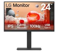 LG 24BA750-B computer monitor 60.5 cm (23.8") 1920 x 1080 pixels Full HD LCD Black