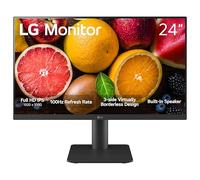 LG 24MS550-B 24 inch IPS FHD (1920x1080) 100Hz 5ms Reader Mode Tilt/Height Adjustable Stand Built in Speaker Borderless Design OnScreen Control Black Stabilizer DAS Crosshair HDMI Black