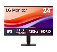 LG 24U411A-B 24-inch Full HD (1920 x 1080) IPS Computer Monitor, 120Hz, HDR10, Reader Mode, Flicker Safe, HDMI, Slim Stand Base, Black