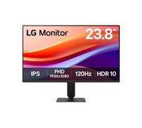 LG Monitor 24U411A-B - FHD 1080p IPS 24 inch, 120 Hz, 5ms GtG, Computer desktop display with VRR, HDR10, Smart Energy Saving, Anti-Glare, D-Sub, HDMI, Matte Black