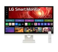 LG SMART Monitor 27U731SA-W, 4K UHD IPS 27 inch, 60Hz, 5ms GtG, HDR10, Wi-Fi, Bluetooth, Home office - Remote Desktop, Airplay, webOS smart apps with remote, Speakers, HDMI, USB-C, White