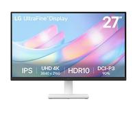 LG 27" 4K UHD UltraFine™ IPS Monitor, White with Black Bezel 27US50ZW