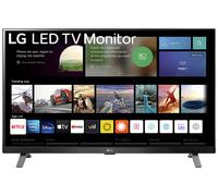 LG Electronics TV Monitor 27TQ625S, 27 Inch, Full HD 1080p IPS Panel, Wifi & Bluetooth Connectivity, Virtually Borderless, webOS Smart TV Apps with Remote Control, Black