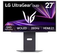 LG UltraGear OLED GX7 Gaming Monitor 27GX700A-B - QHD 1440p, 4 stack WOLED, 27 inch, 280Hz, 0.03ms, 335-1500nits, AMD FreeSync Premium Pro, ClearMR 13000, HDR 500, Delta E ≤ 2, DP, HDMI 2.1, Black