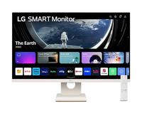 LG 27" Smart Monitor, Full HD IPS Display, webOS, ThinQ, Screen Share, Bluetooth, White 27U511SAW