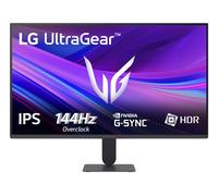 LG Ultragear G4 Gaming Monitor 27G411A-B, 27 Inch, 1080p, 144Hz Overclocked, 5ms, IPS Display, HDR 10, NVIDIA G-Sync Compatible & AMD FreeSync, Smart Energy Saving, DisplayPort, HDMI