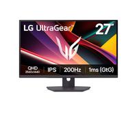 LG UltraGear G6 27G610A Gaming Monitor - QHD 1440p IPS 27 Inch, 200Hz, 1ms GtG, FreeSync Premium, DisplayHDR 400, HDMI, DP1.4(DSC), Black