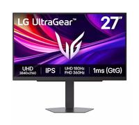 LG UltraGear G8 27G810A Gaming Monitor - 4K UHD IPS 27 Inch, 180Hz | 360Hz - Dual-Mode, 1ms GtG, G-SYNC Compatible & FreeSync Premium, DisplayHDR 400, HDMI 2.1, DP1.4(DSC), Black