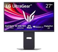 LG 27G850A-B 27-inch Ultragear 4K UHD (3840 x 2160) IPS Gaming Monitor, Dual-Mode 240Hz, 1ms, NVIDIA G-Sync Compatible, AMD FreeSync Premium Pro, VESA DisplayHDR 600, HDMI, DisplayPort 2.1, Black