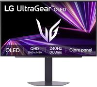 LG UltraGear OLED GX7 Gaming Monitor 27GX704A-B - QHD 1440p, Glare pannel WOLED, 27 inch, 240Hz, 0.03ms, 275-1500nits, AMD FreeSync Premium Pro, ClearMR 13000, HDR 500, DP1.4, HDMI 2.1, Black