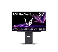 LG UltraGear OLED GX7 Gaming Monitor 27GX700A-B - QHD 1440p, 4 stack WOLED, 27 inch, 280Hz, 0.03ms, 335-1500nits, AMD FreeSync Premium Pro, ClearMR 13000, HDR 500, Delta E ≤ 2, DP, HDMI 2.1, Black