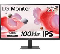 LG 27" Full HD 100Hz Monitor with FreeSync - Black, Black