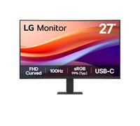LG 27U421A-B 27 Inch Desktop PC Screen - IPS Panel FHD Resolution (1920 x 1080), 5ms 100Hz, HDR 10, sRGB 99% (CIE1931), Tiltable, HDMI 2.0, USB-C (15W)