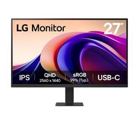 LG Electronics Monitor 27U631A, 27 Inch, QHD 1440p, 100Hz, 5ms Response Time, IPS Panel, USB-C, HDMI (Matt Black)