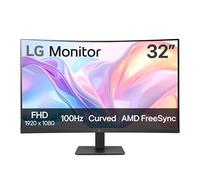 LG 32MR50C-B 32-inch FHD Curved Monitor 100Hz, AMD FreeSync, OnScreen Control, Dynamic Action Sync, Black Stabilizer, Tilt Stand (HDMI), 2023
