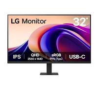 LG 32U631A-B 32" QHD (2560 x 1440) IPS Computer Monitor 100Hz 5ms HDR10 Drive Mode Safe Flicker HDMI USB Type-C 15W PD Black
